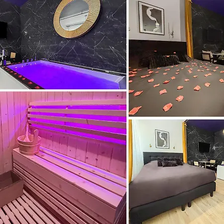 Jacuzzi Prive, Sauna & Design Chic Appartement